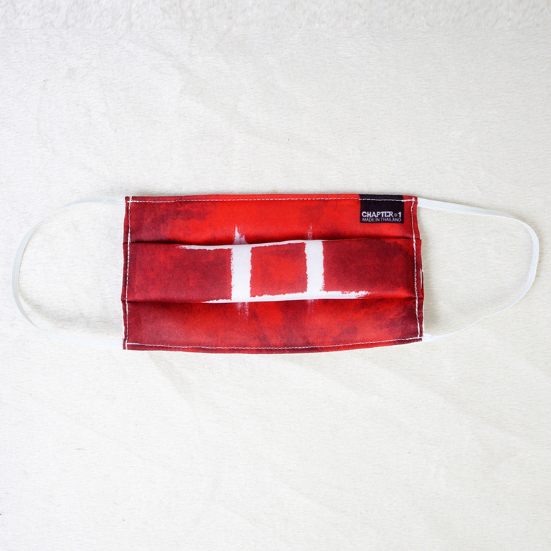 Stoffmaske - Red #/ Roter #