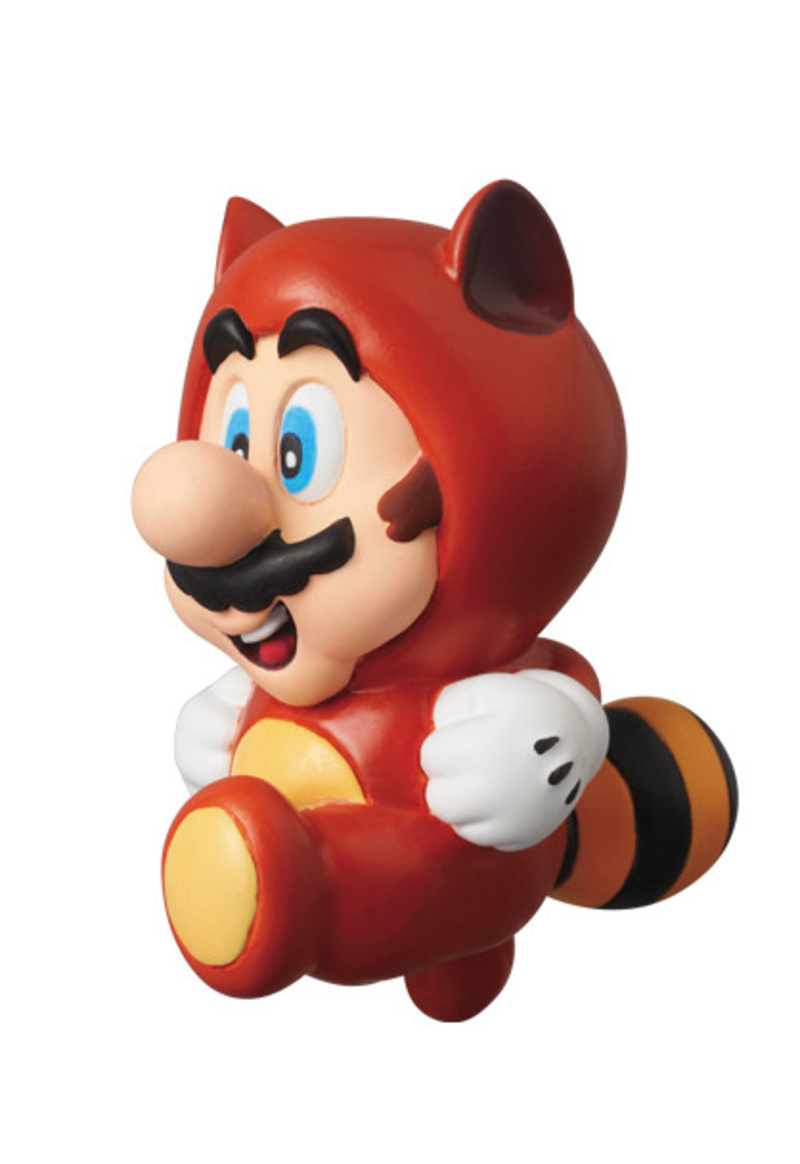 Super Mario Figur im Tanuki-Anzug