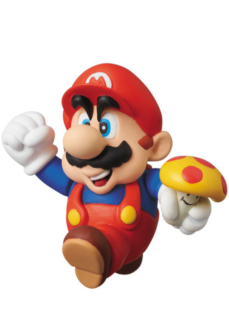 Super Mario Figur mit Pilz (NES Version)