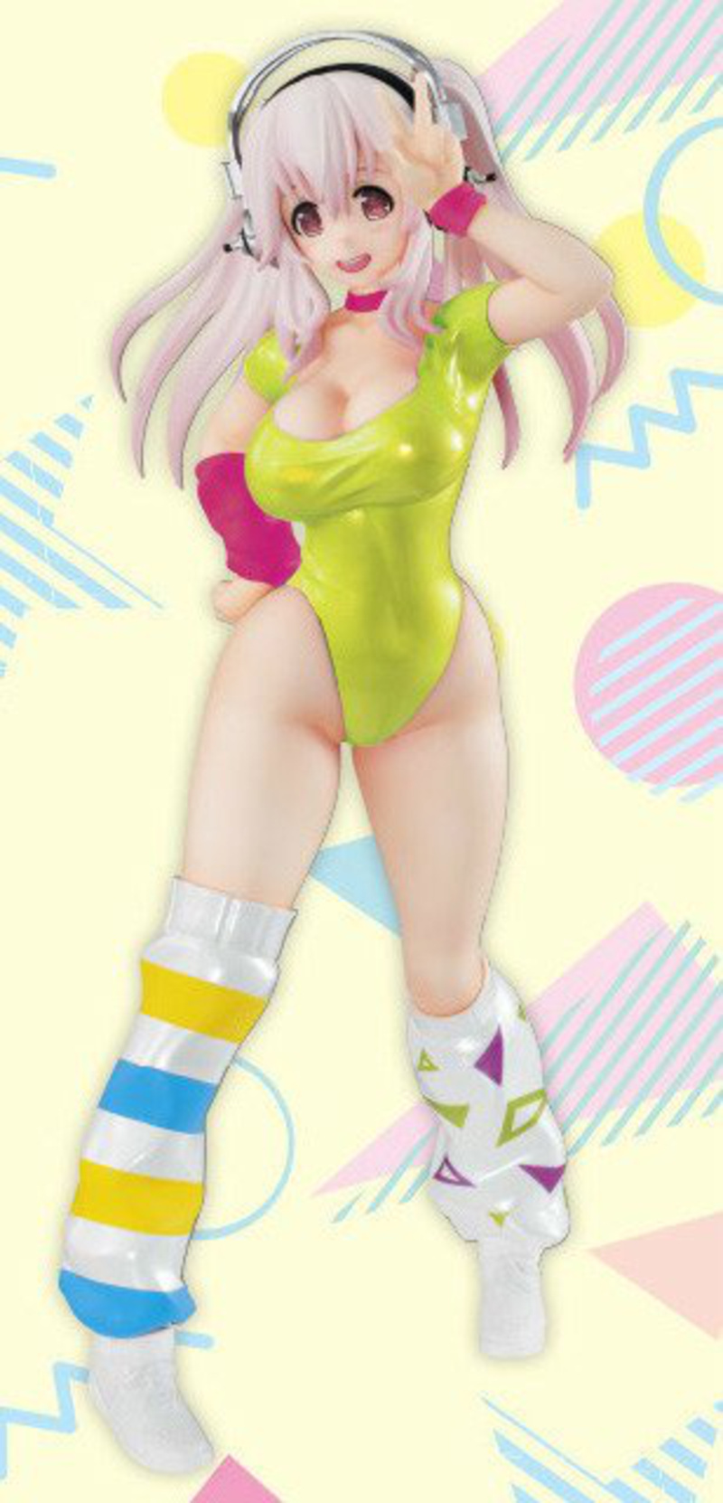 Super Sonico - Grüne Version - 80's Concept Figure - Furyu