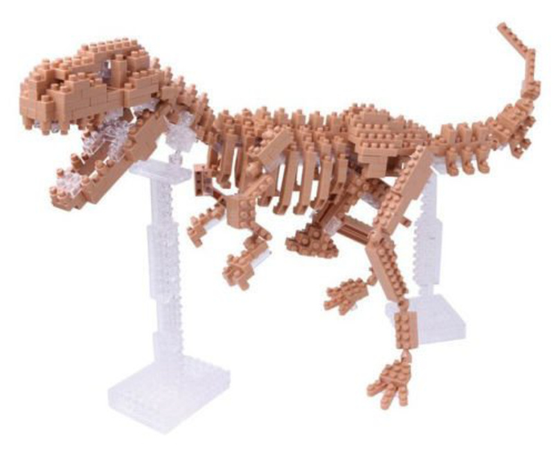 T-Rex Skelett Model - Nanoblock Middle series