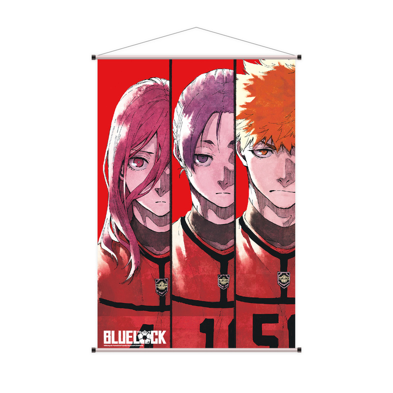 Team Red - Blue Lock Wallscroll / Wandrolle - Sakami