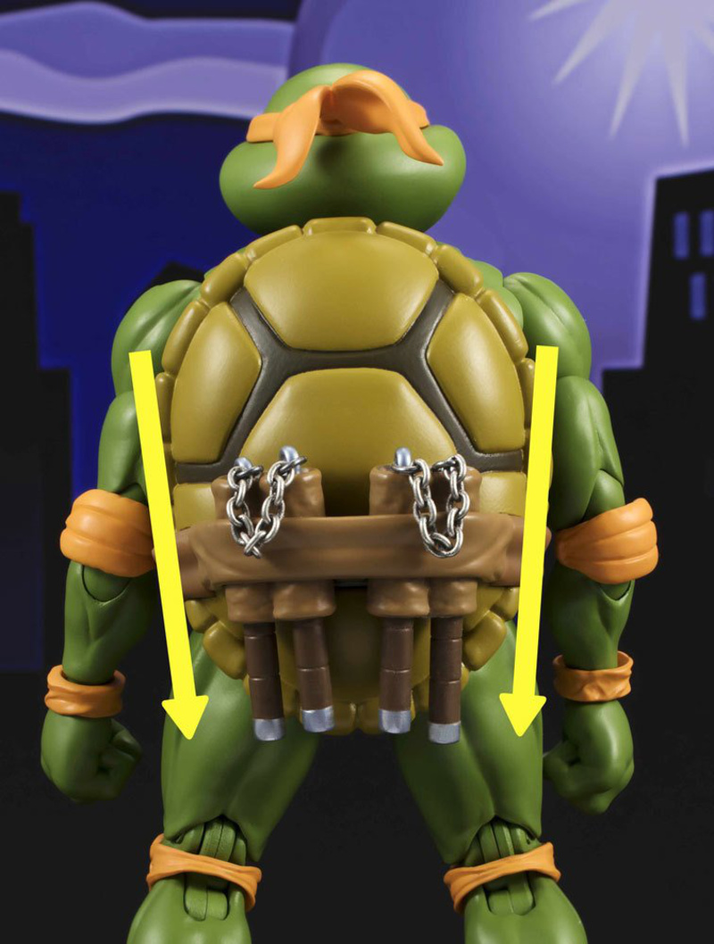 Teenage Mutant Ninja Turtles S.H. Figuarts Actionfigur Michelangelo Tamashii Web Exclusive 15 cm