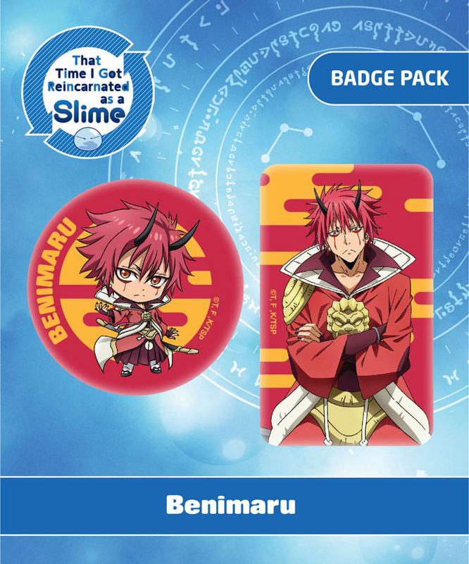 Benimaru - That Time I Got Reincarnated as a Slime - Ansteck-Buttons Doppelpack - POPbuddies