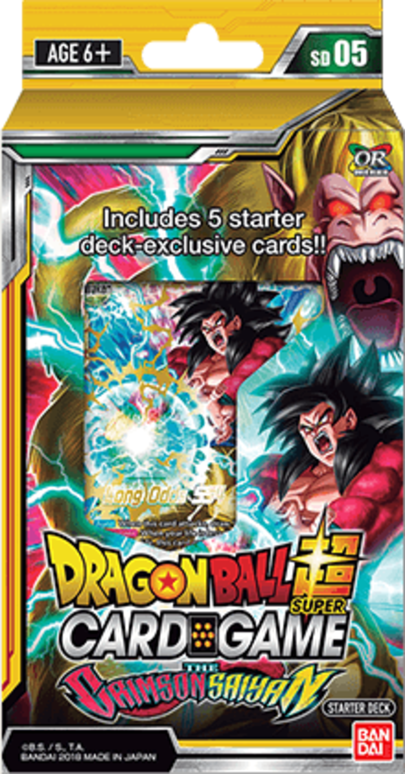 The Crimson Saiyan Starter Deck - Dragonball Super Card Game Season 5 (Englische Version)