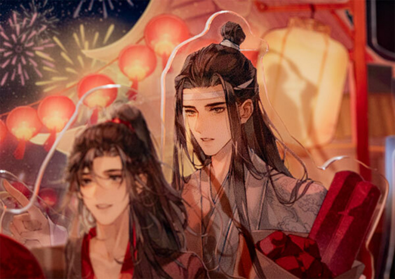 Wei Wuxian & Lan Wangji (Yin Fu Chun He Version - New Spring Series) - The Master of Diabolism / Mo Dao Zu Shi - Acrylaufsteller - Hobby Rangers