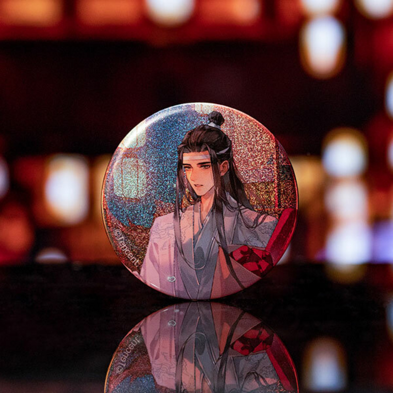 Wei Wuxian & Lan Wangji (Yin Fu Chun He Version - New Spring Series) - The Master of Diabolism / Mo Dao Zu Shi - Acrylaufsteller & Buttons Set - Hobby Rangers