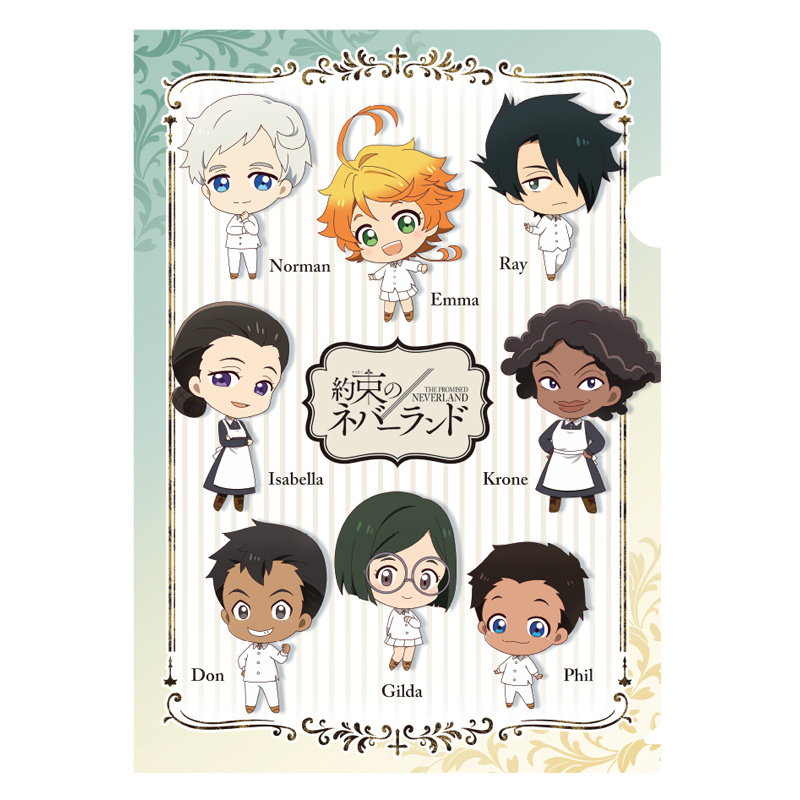 The Promised Neverland Chibis - Clear File / Aktenhülle - Crux