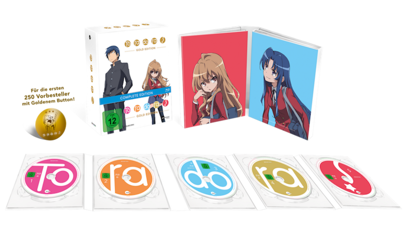 Toradora! Gold Edition - BD [Komplett Box]