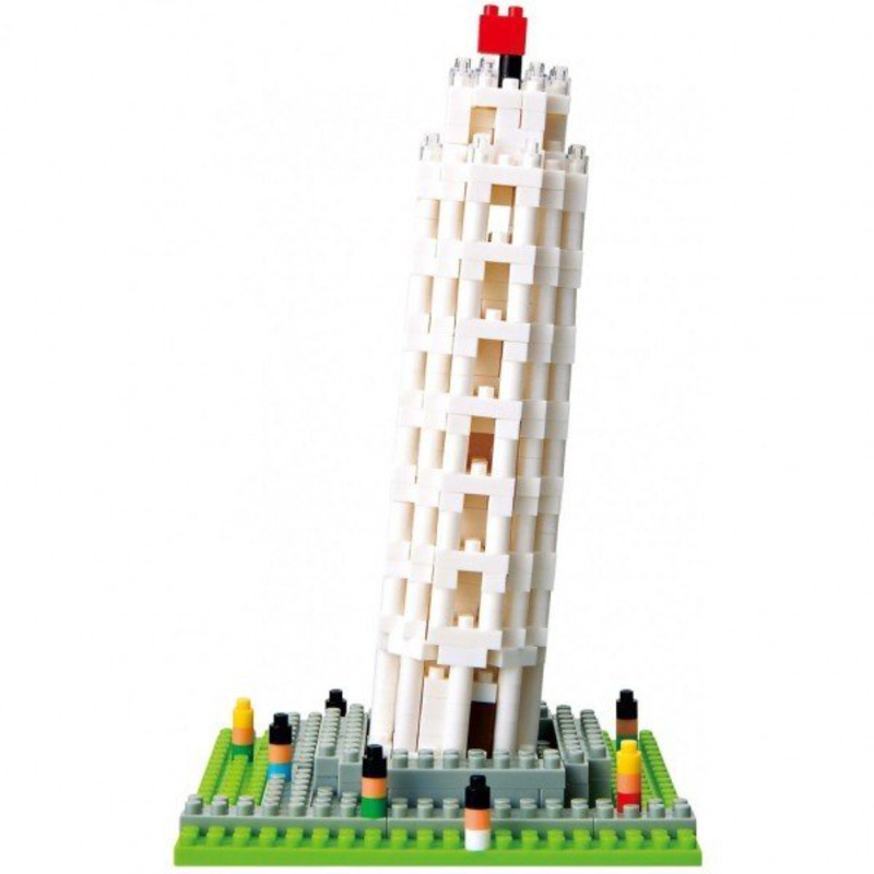 Torre di Pisa - Der schiefe Turm von Pisa - Nanoblock Sights Series 