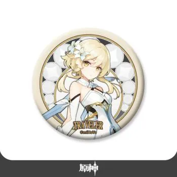 Traveler (Lumine) - Genshin Impact - Traveler Series Chara Can Badge