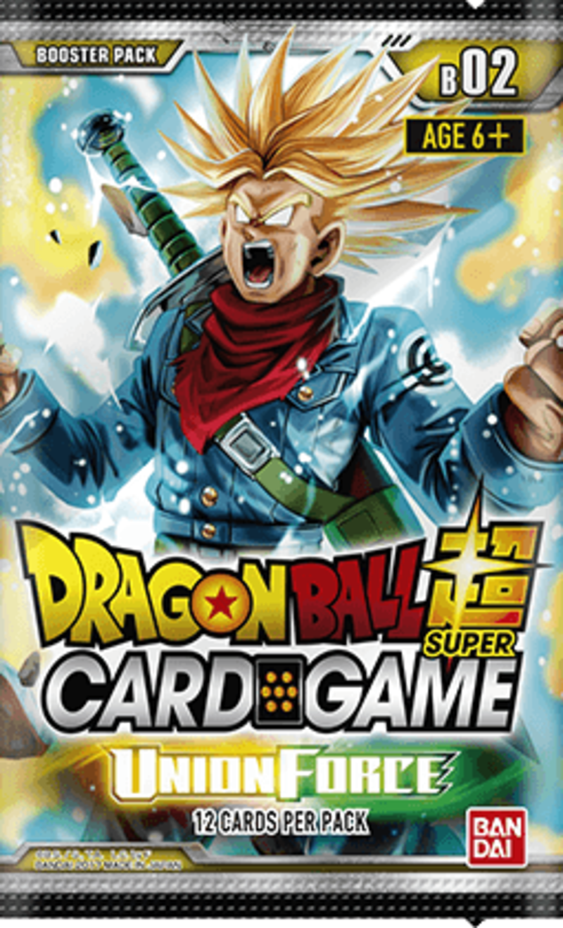 Union Force Booster Pack - Dragon Ball Super Card Game Season 2 (Englische Version) -  Booster Pack mit je 12 Karten