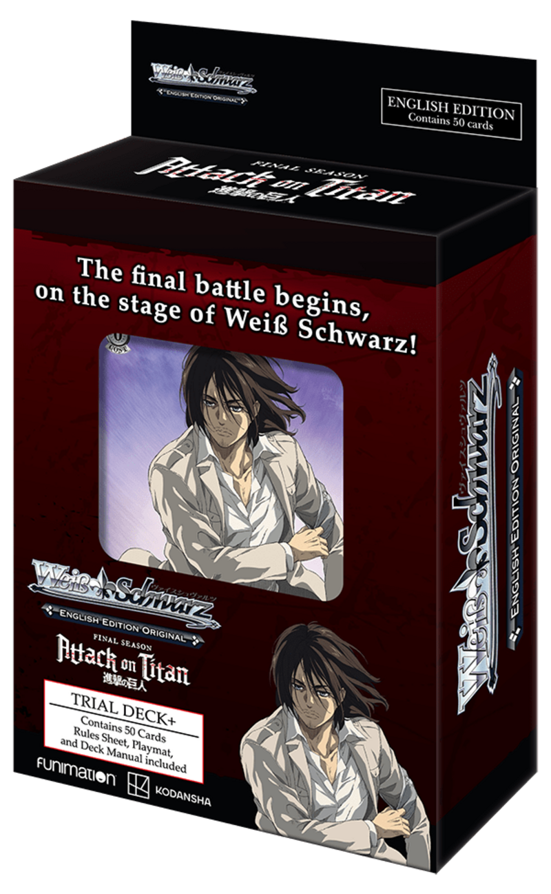 Weiss Schwarz Trial Deck+ - Attack in Titan - Final Season (englische Version)