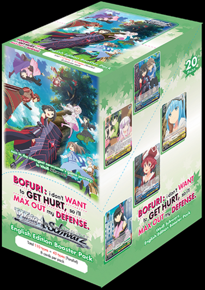 Weiss Schwarz - BOFURI - Booster Packung (8 Karten) - Englische Version