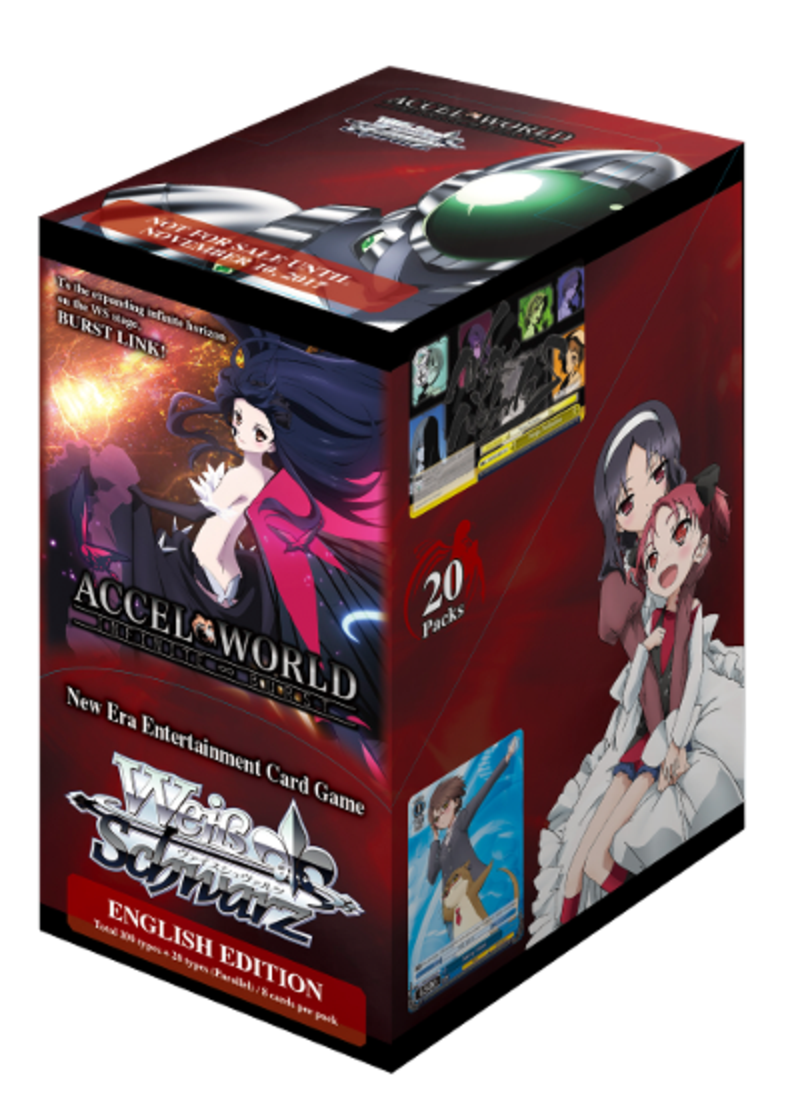 Weiss Schwarz Booster Display - Accel World Infinite Burst (enthält 20 Booster mit je 8 Karten) (englische Version)