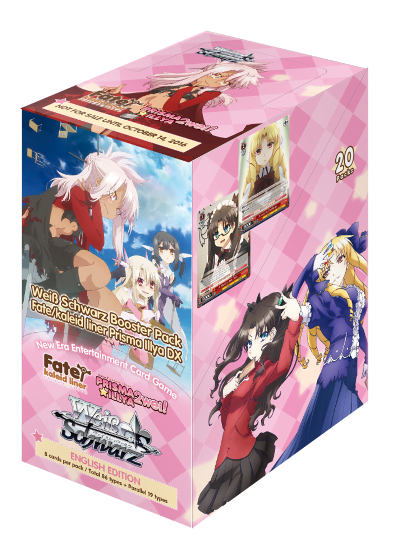 Weiss Schwarz Booster Display - Fate/kaleid liner PRISMA ILLYA DX (enthält 20 Booster mit je 8 Karten) (englische Version)