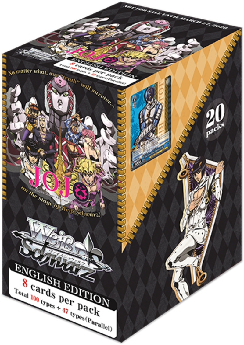 Weiss Schwarz Booster Display - Jojo's Bizarre Adventure: Golden Wind (enthält 20 Booster mit je 8 Karten) (englische Version)