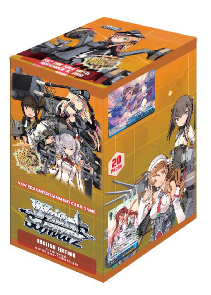 Weiss Schwarz Booster Display - Kantai Collection-Reinforcements Fleet from Europe! (enthält 20 Booster mit je 8 Karten) (Englische Version)