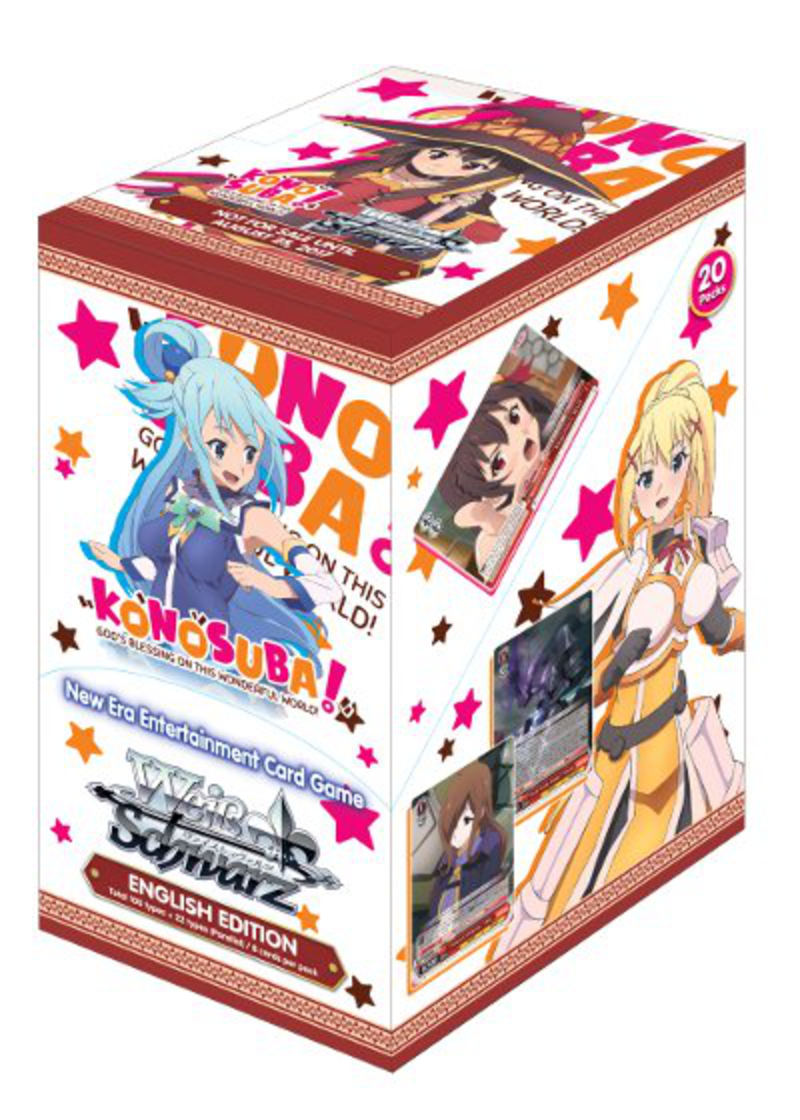 Weiss Schwarz Booster Display - Konosuba (enthält 20 Booster mit je 8 Karten) (englische Version)