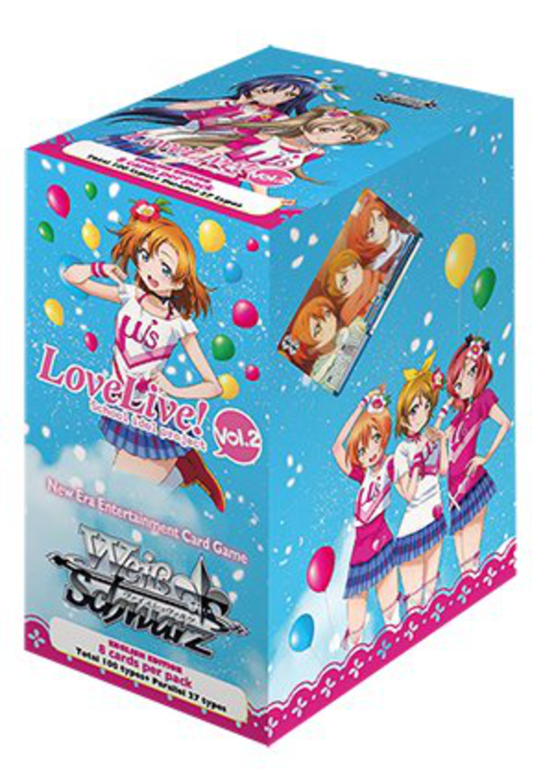 Weiss Schwarz Booster Display - Love Live! Vol. 2 (enthält 20 Booster mit jeweils 8 Karten) (englische Version)