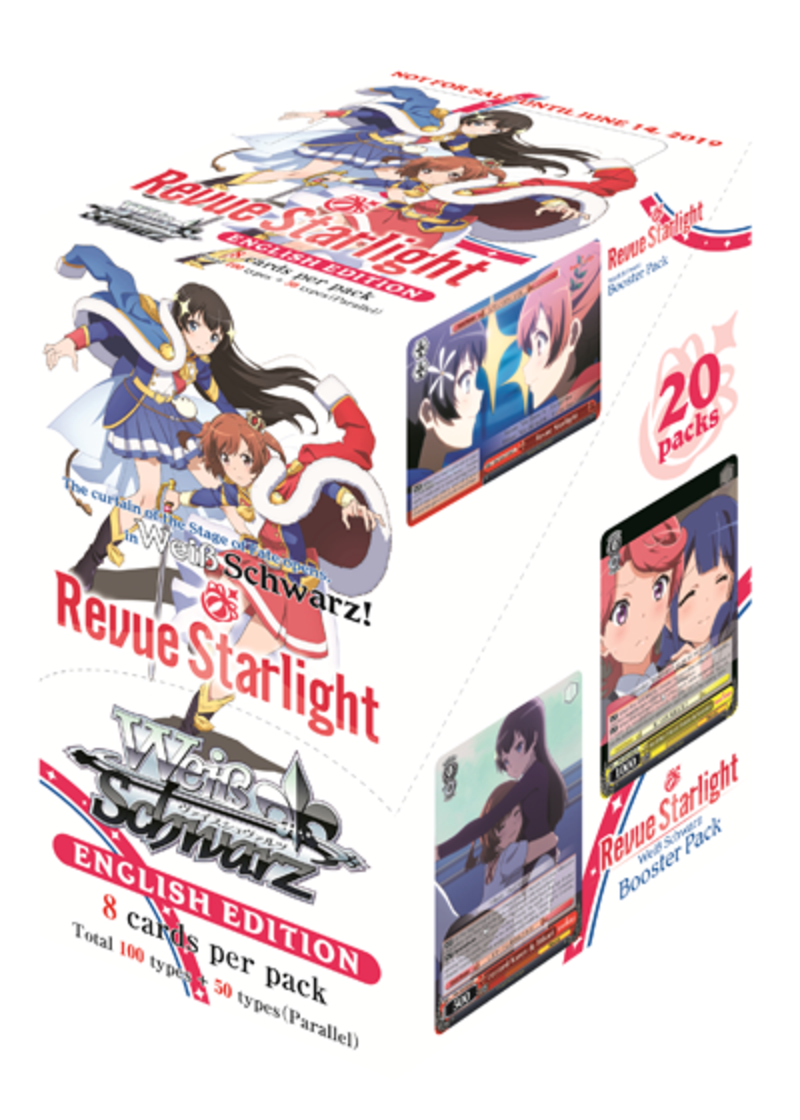 Weiss Schwarz Booster Display - Revue Starlight (enthält 20 Booster mit je 8 Karten) (Englische Version)