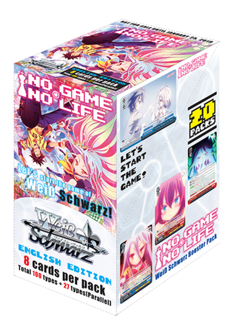 Weiss Schwarz Booster - No Game, No Life (enthält 8 Karten) (Englische Version)