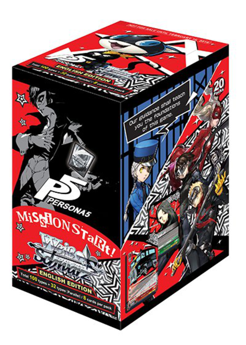 Weiss Schwarz Booster Packung - Persona 5 - (enthält 8 Karten) (englische Version)