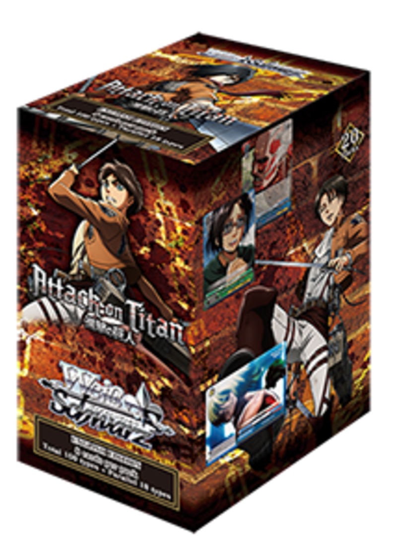 Weiss Schwarz Boosterpackung - Attack on Titan (enthält 8 Karten) (englische Version)