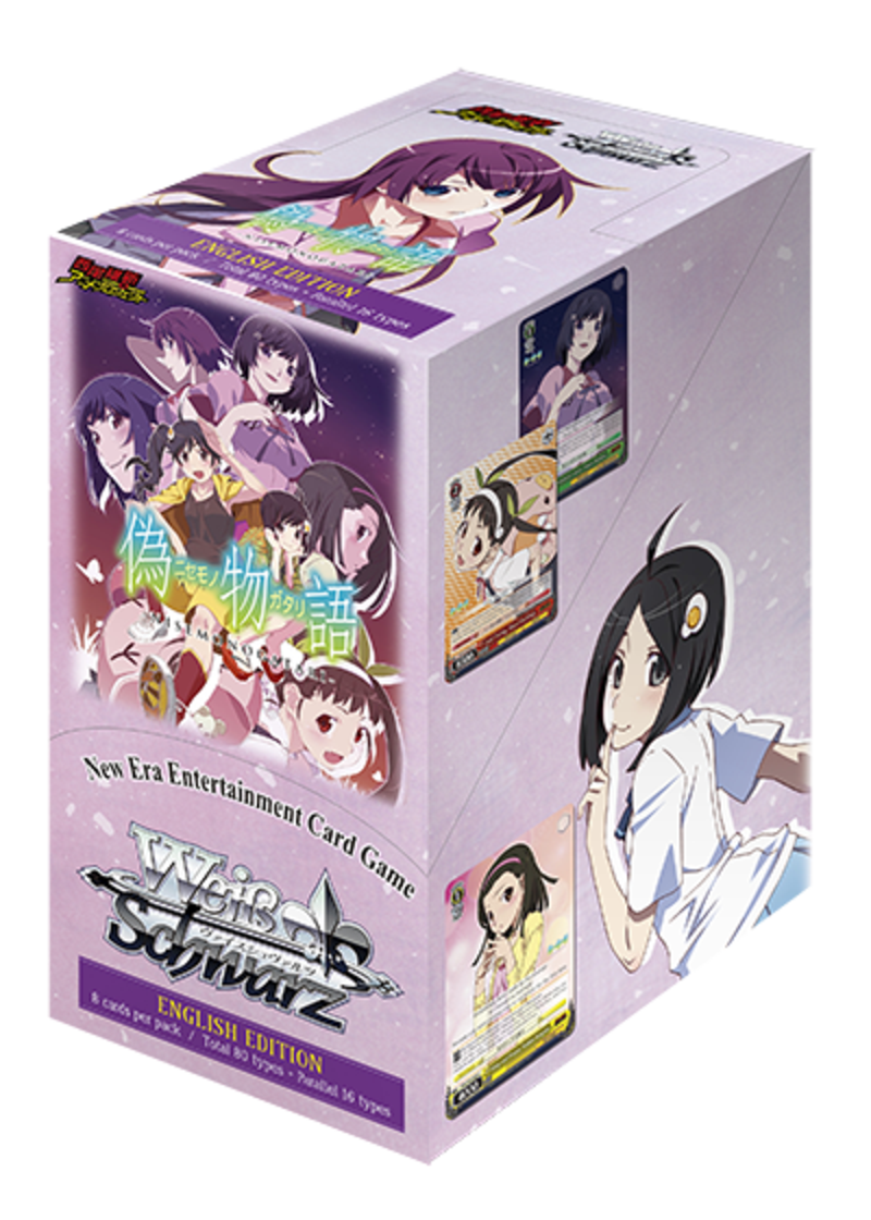 Weiss Schwarz Boosterpackung - Nisemonogatari (enthält 8 Karten) (englische Version)