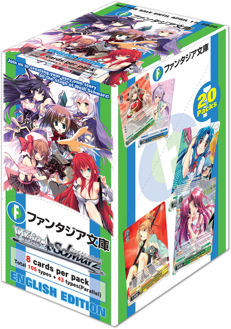 Weiss Schwarz - Fujimi Fantasia Bunko - Booster Display (20 Booster mit je 8 Karten) - (Englische Version)