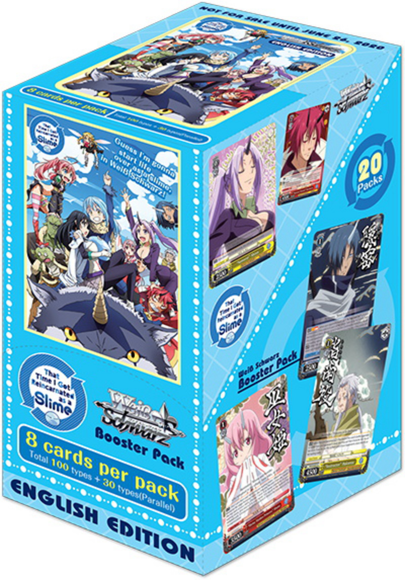 Weiss Schwarz - That Time I got Reincaranted as a Slime Vol. 2 - Booster Packung (8 Karten) - Englische Version