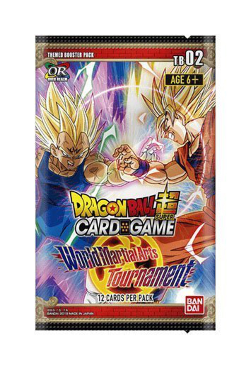 World Martial Arts Tournament Booster Packung - Dragon Ball Super Card Game Themed Booster Season 2 (Englische Version) - 12 Karten