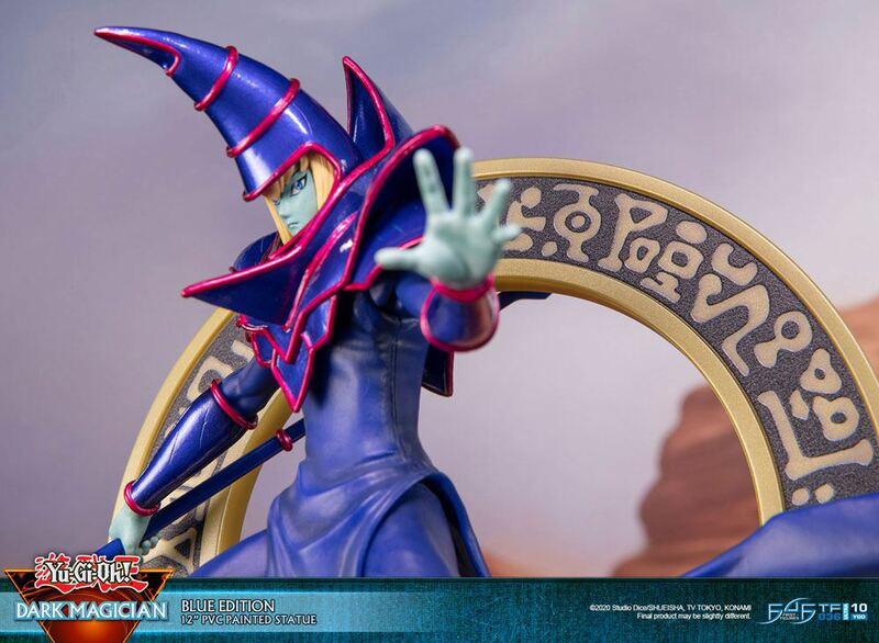 Schwarzer / Dunkler Magier - Blaue Karten Edition - First 4 Figures - Yu-Gi-Oh! PVC Figur