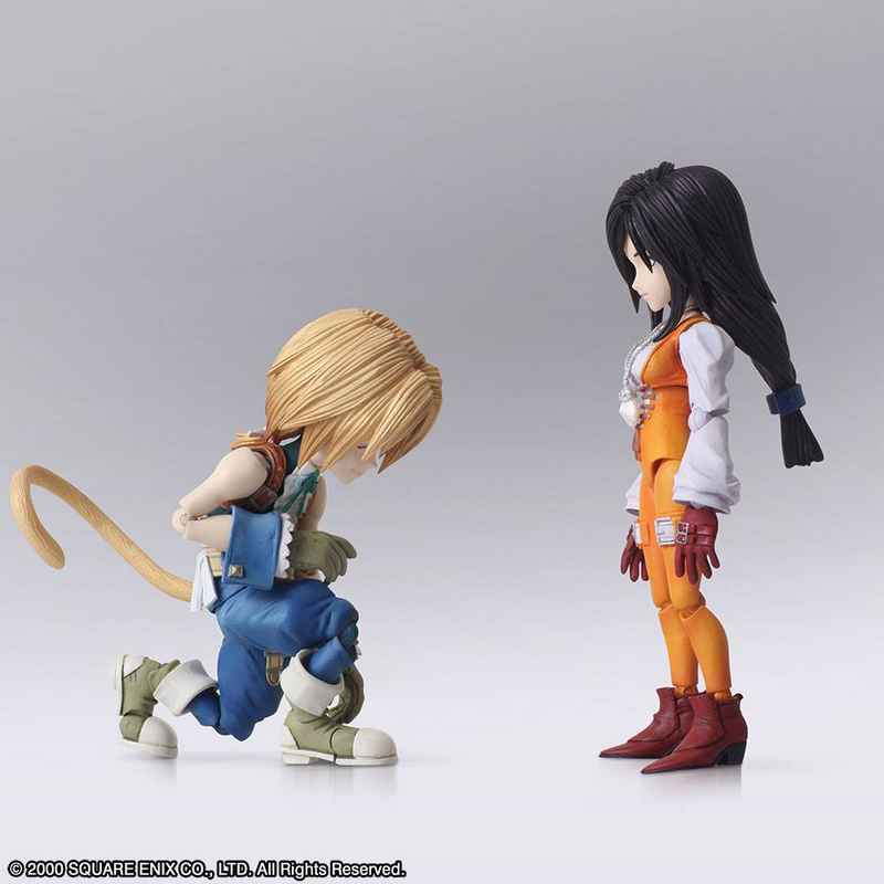 Zidane Tribal und Garnet Til Alexandros XVII - Final Fantasy IX Bring Arts Doppelset