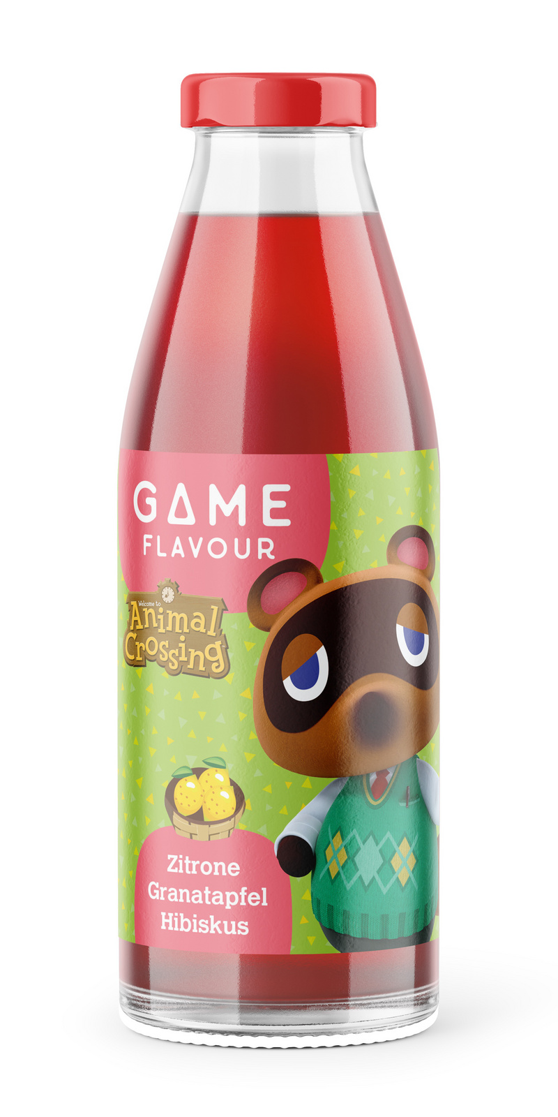 Zitrone, Granatapfel, Hibiskus (Tom Nook) - Game Flavour: Animal Crossing - Fruchttee - AQVAMI