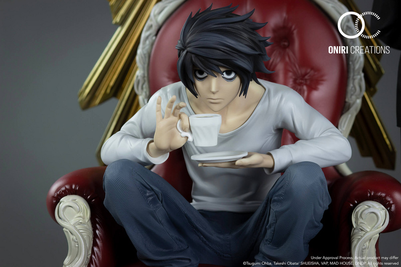 L und Watari - Death Note Diorama - Oniri Creations