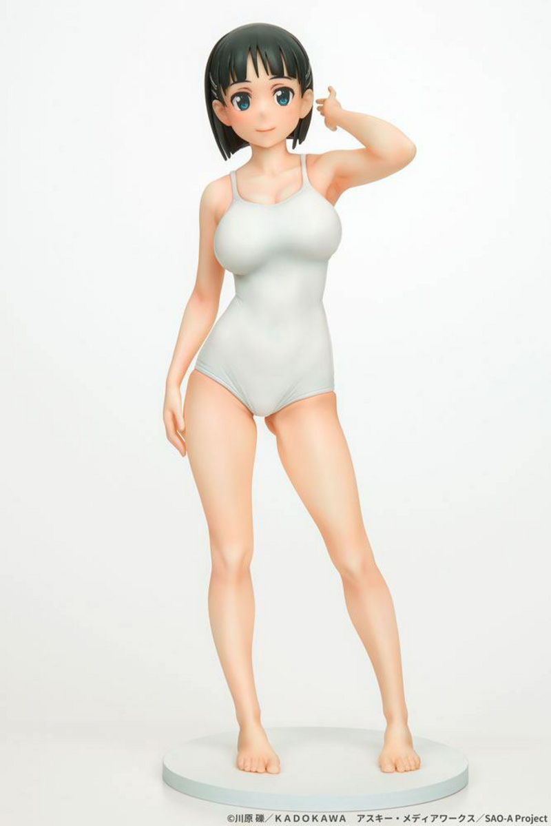 Suguha Kirigaya - White Swimsuit - Q-Six