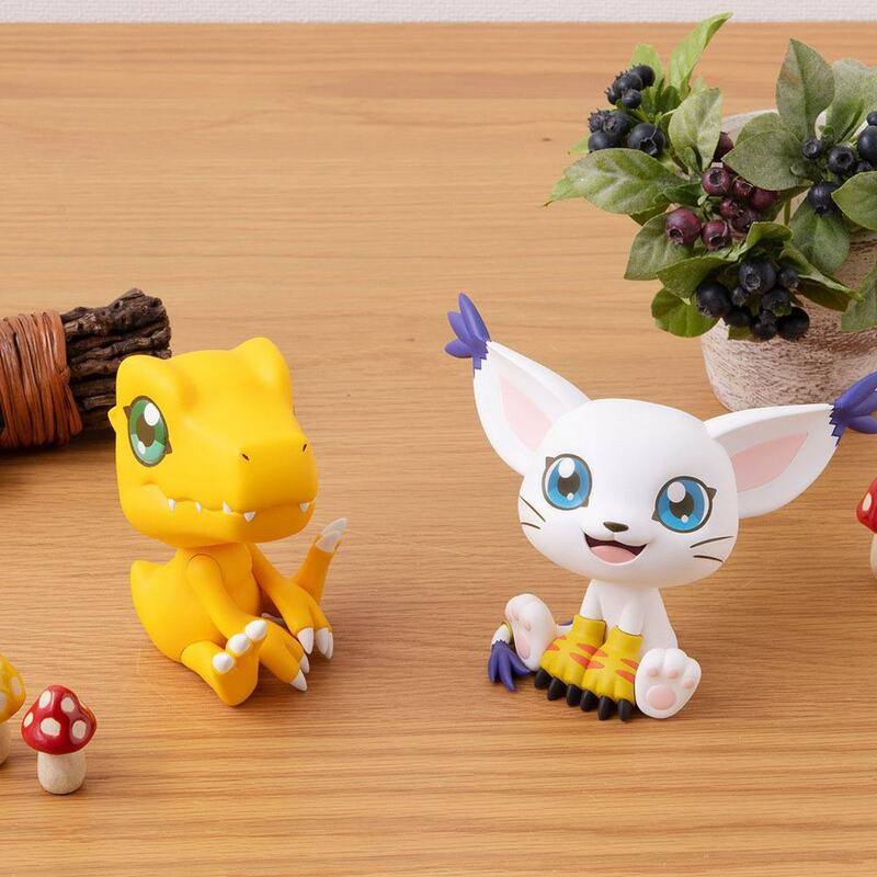 Agumon und Gatomon - Digimon Adventure Look Up Set - Megahouse