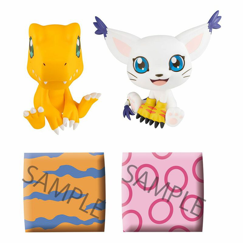 Agumon und Gatomon - Digimon Adventure Look Up Set - Megahouse