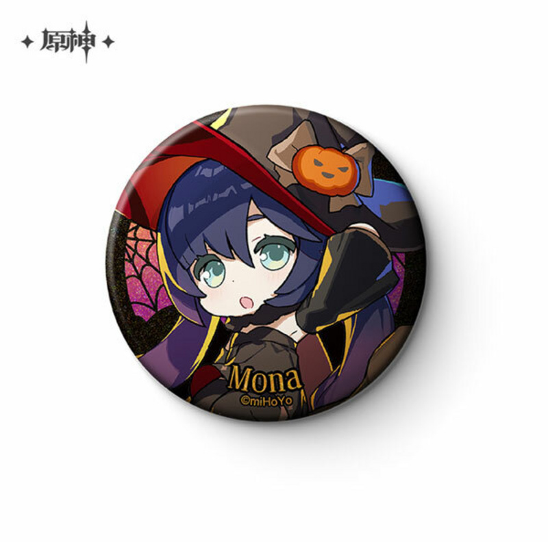 Mona - Button - Halloween Ver. - Genshin Impact- miHoYo