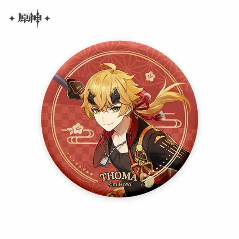 Thoma- Genshin Impact - Chara Can Badge