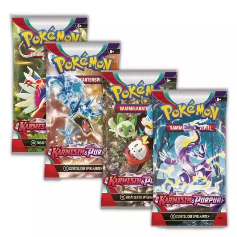 Pokemon TCG - Karmesin & Purpur Booster - DE