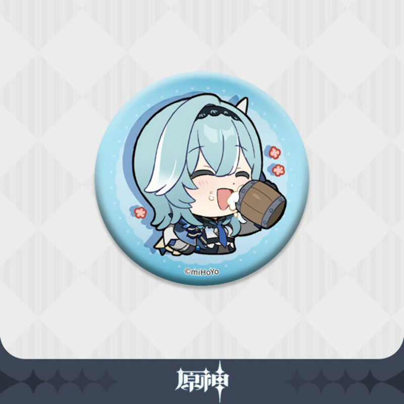 Eula Chibi Ver. - Button - Genshin Impact - miHoYo