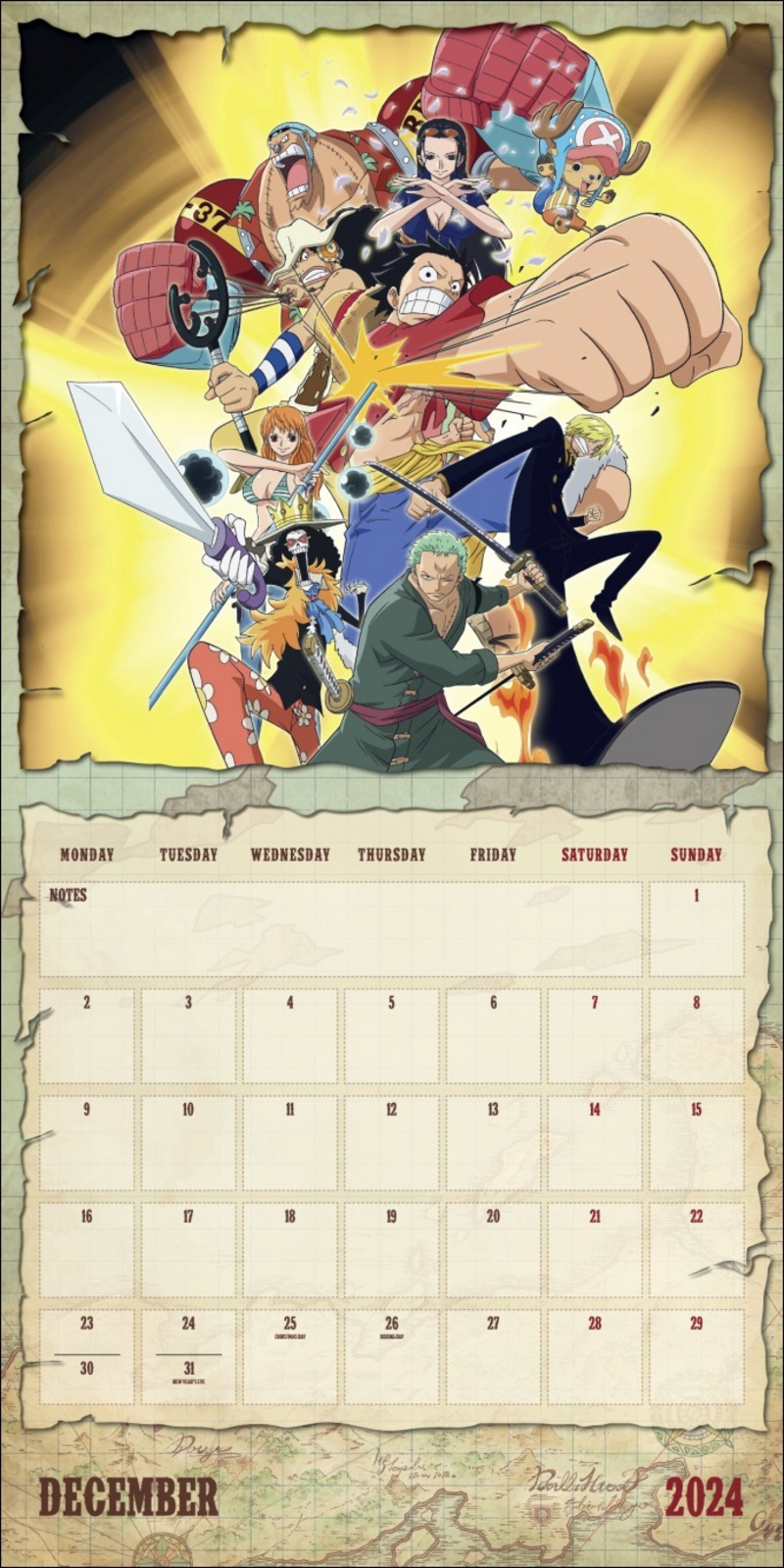 One Piece Kalender 2024