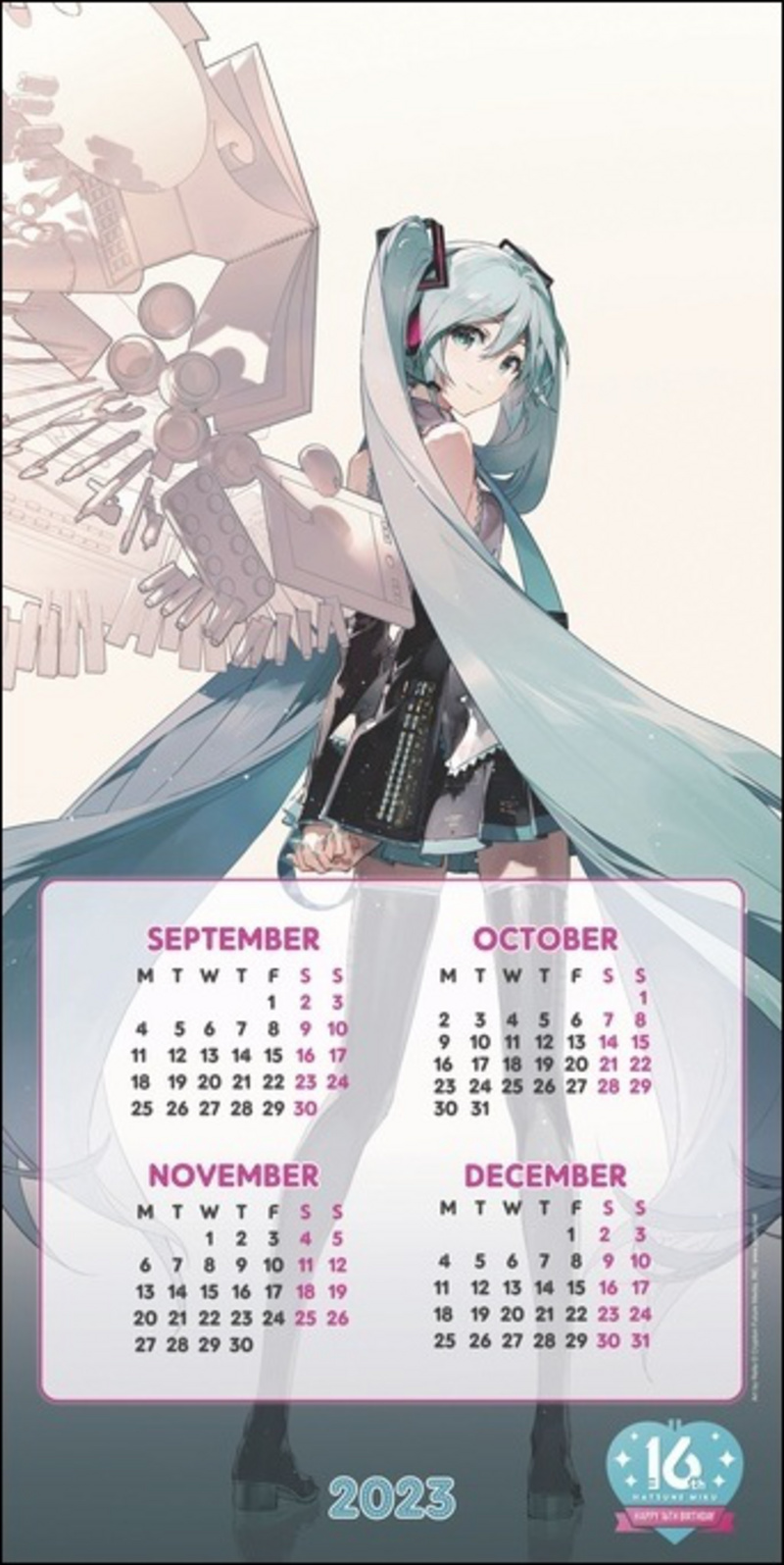 Hatsune Miku Kalender 2024