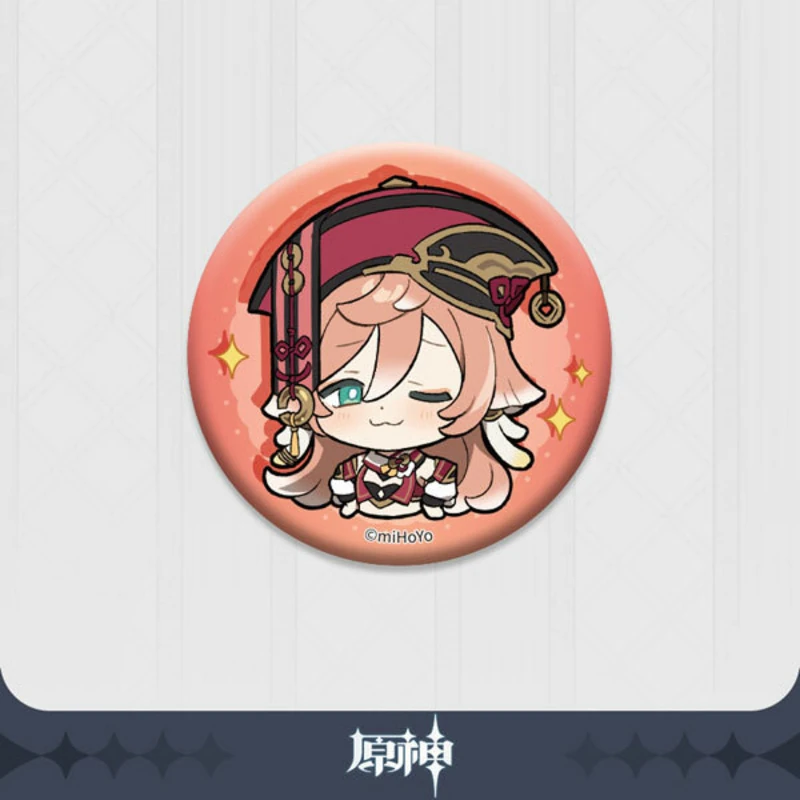 Yanfei Chibi Ver. - Button - Genshin Impact - miHoYo