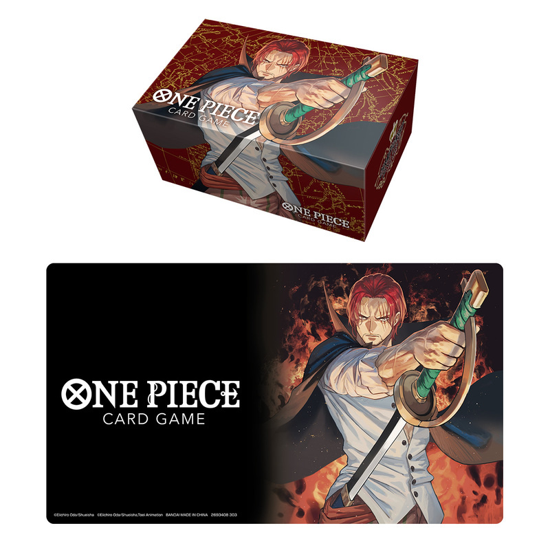 Spielmatte und Deckbox Set - Shanks - One Piece Card Game