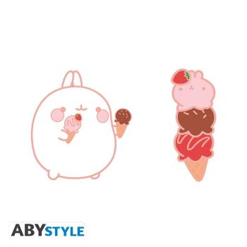 "Ice cream" - Molang - Pin Set - AbyStyle