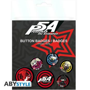 Persona 5 - "Phantom Thieves Chibi" - Badge Pack - ABYStyle