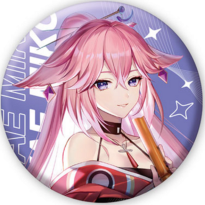 Yae Miko - Genshin Impact 2022 Online Concert Series - Button - miHoYo